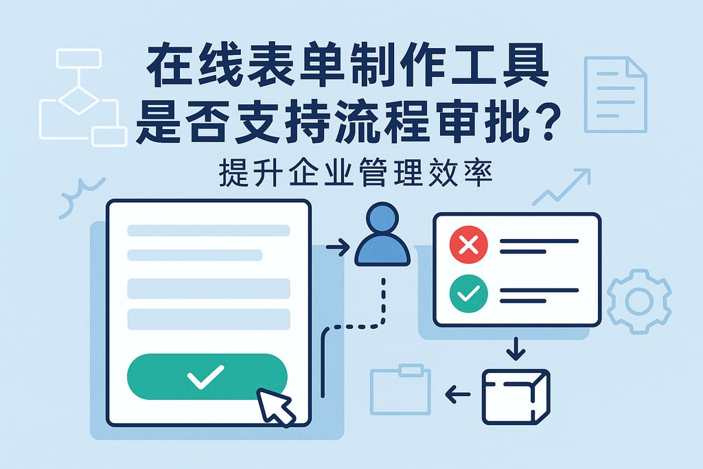 在线表单制作工具是否支持流程审批？提升企业管理效率