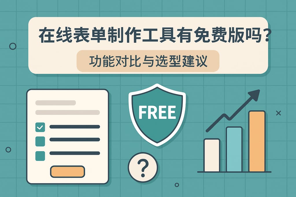 在线表单制作工具有免费版吗？功能对比与选型建议