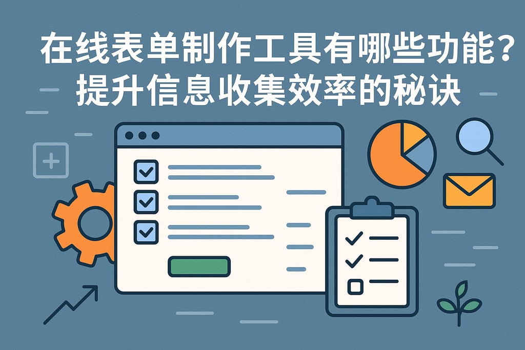在线表单制作工具有哪些功能？提升信息收集效率的秘诀