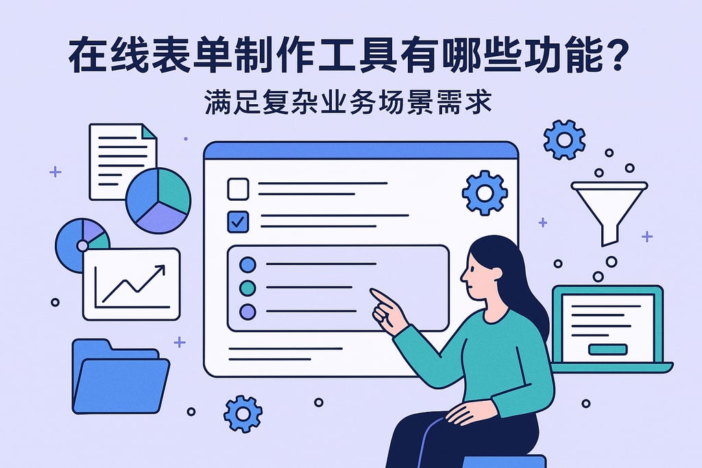 在线表单制作工具有哪些功能？满足复杂业务场景需求