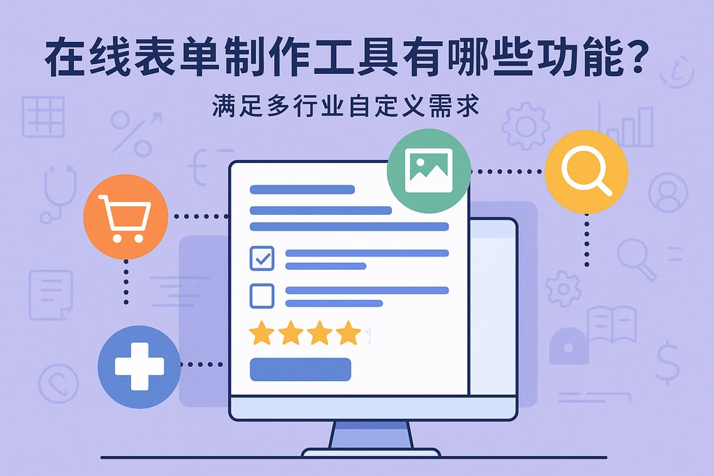 在线表单制作工具有哪些功能？满足多行业自定义需求