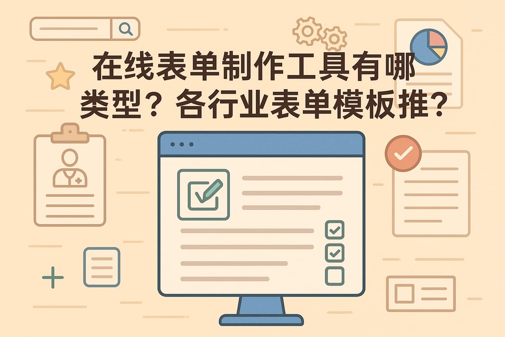 在线表单制作工具有哪些类型？各行业表单模板推荐
