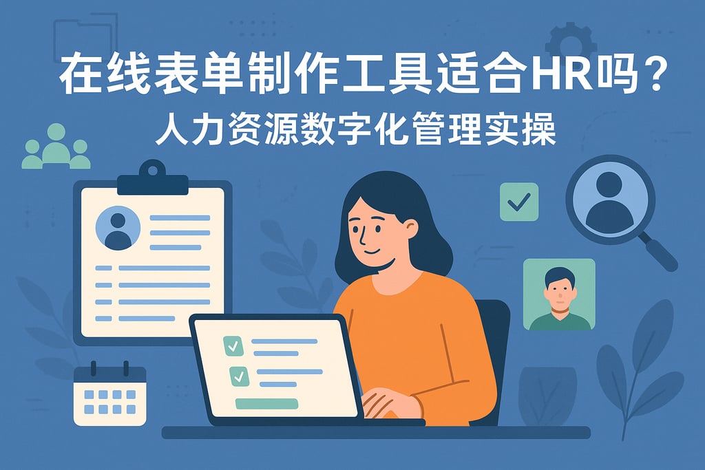 在线表单制作工具适合HR吗？人力资源数字化管理实操