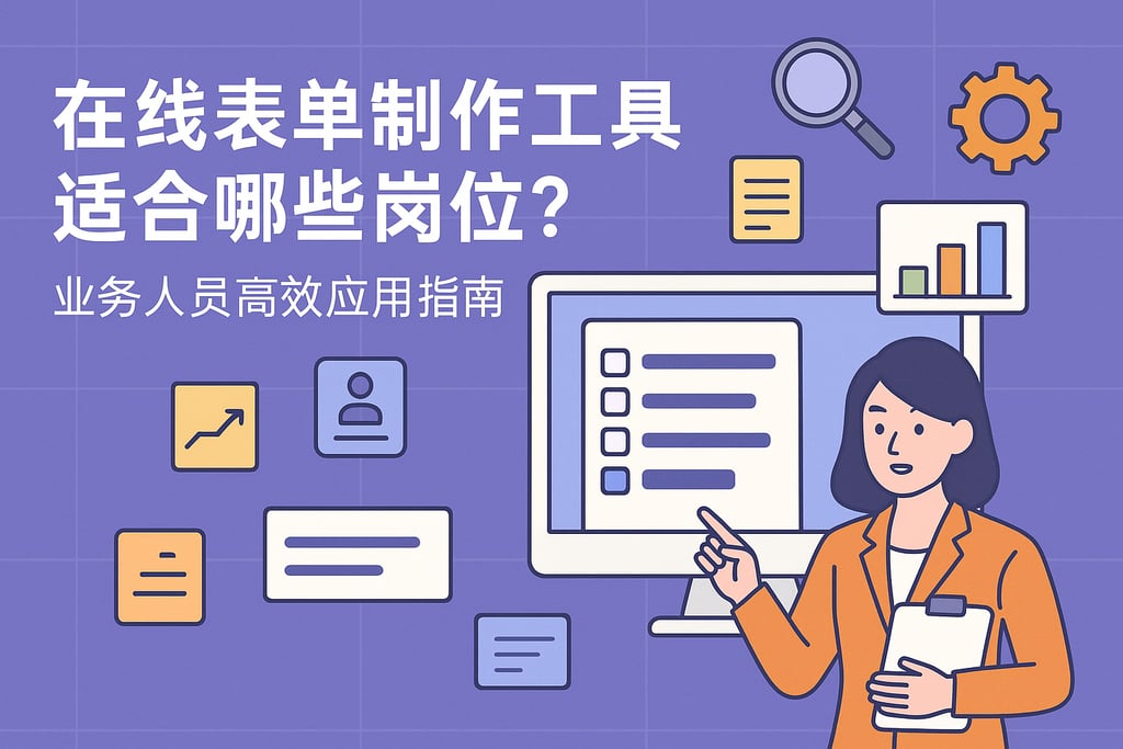在线表单制作工具适合哪些岗位？业务人员高效应用指南