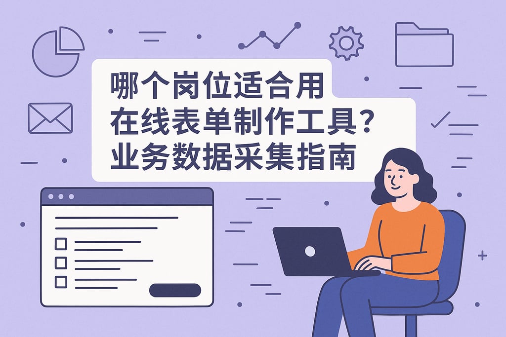 在线表单制作工具适合哪些岗位？业务数据采集指南