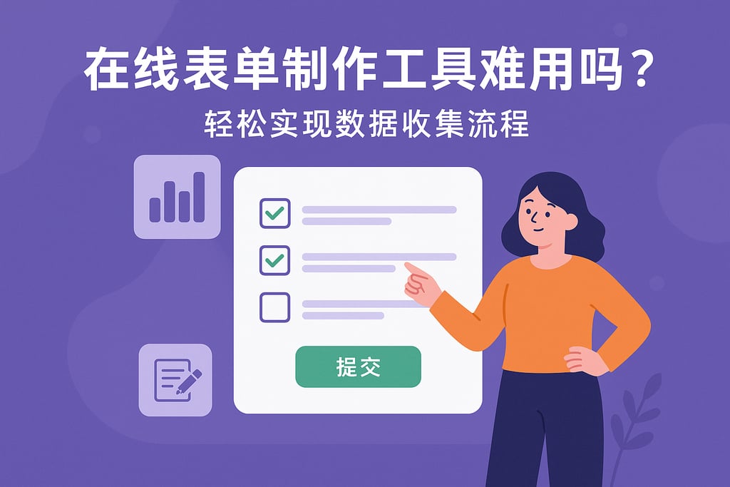 在线表单制作工具难用吗？轻松实现数据收集流程