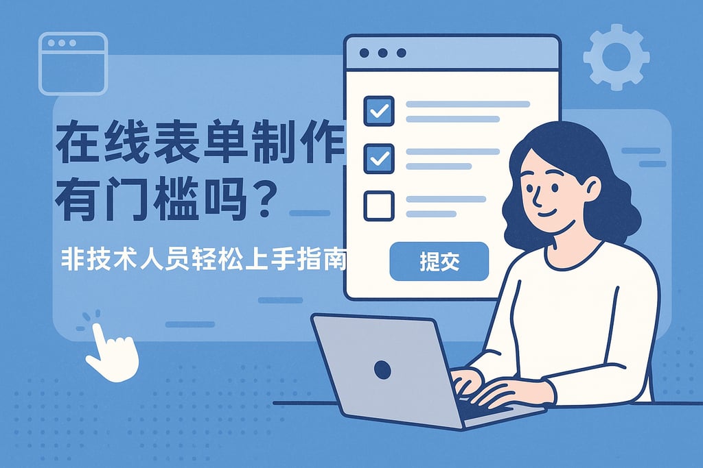 在线表单制作有门槛吗？非技术人员轻松上手指南