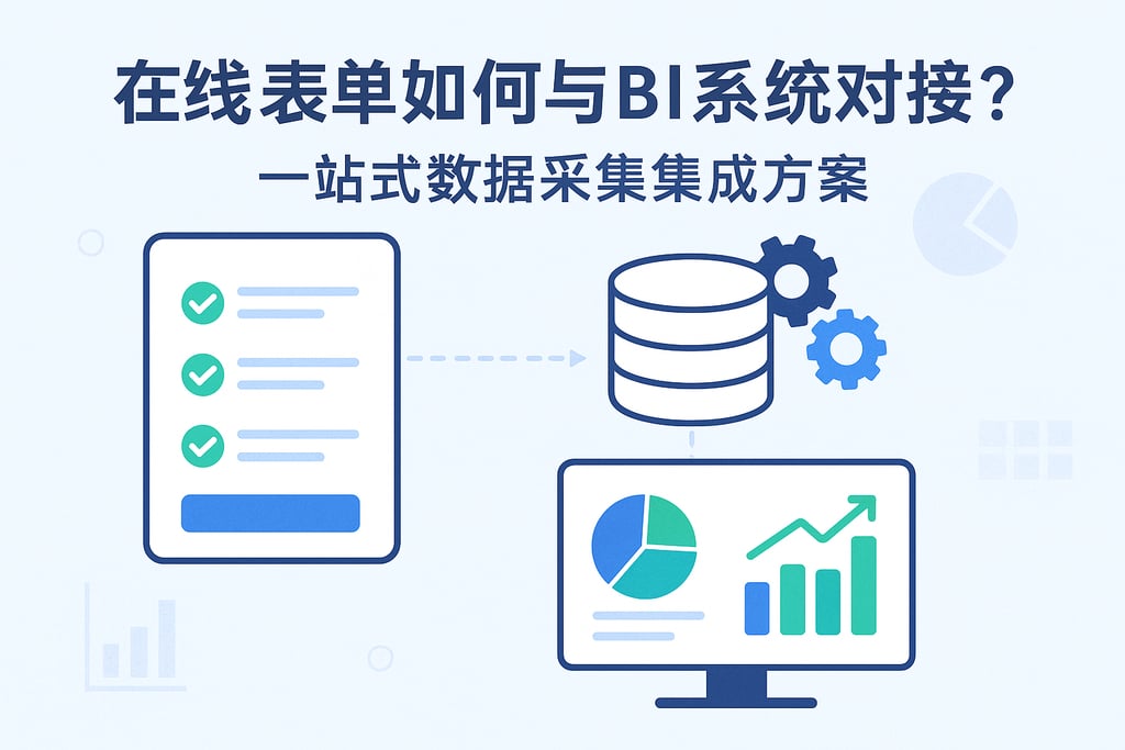 在线表单如何与BI系统对接？一站式数据采集集成方案