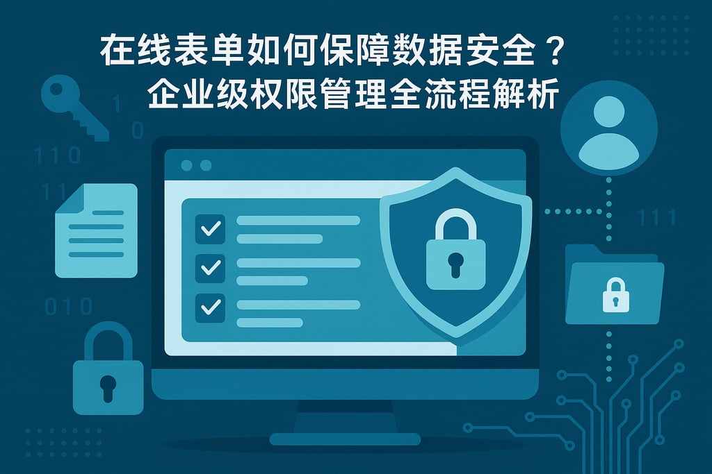 在线表单如何保障数据安全？企业级权限管理全流程解析