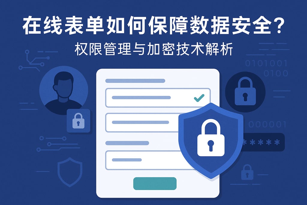 在线表单如何保障数据安全？权限管理与加密技术解析