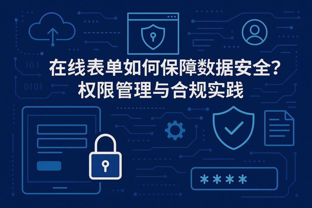在线表单如何保障数据安全？权限管理与合规实践