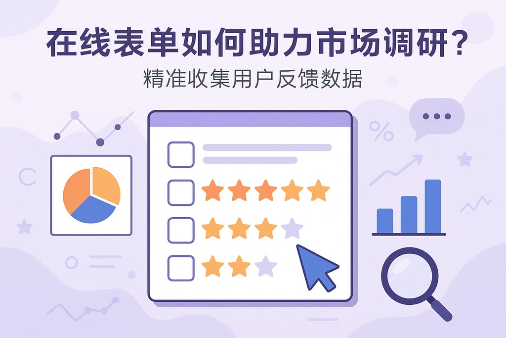 在线表单如何助力市场调研？精准收集用户反馈数据