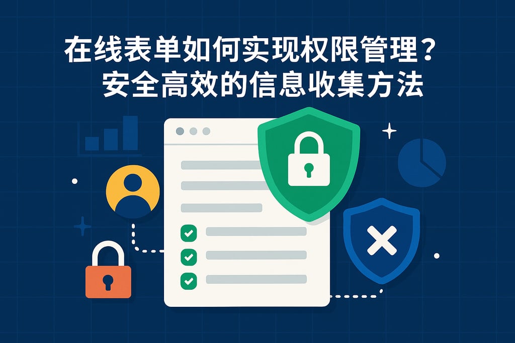 在线表单如何实现权限管理？安全高效的信息收集方法
