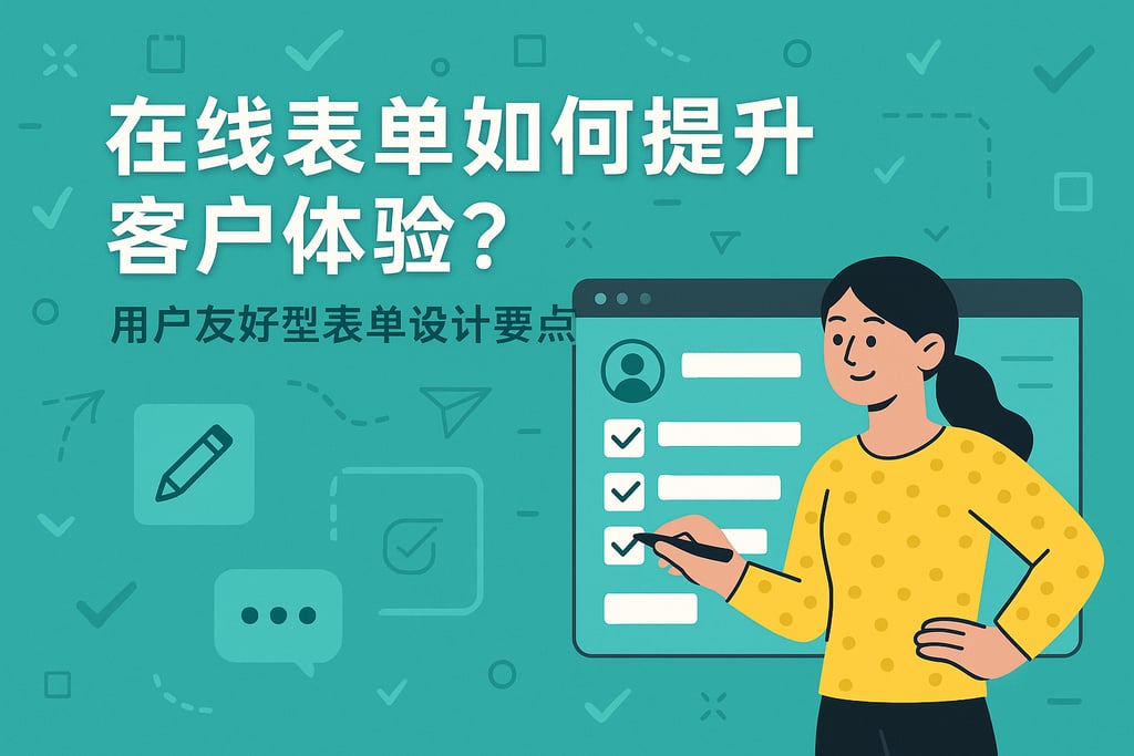 在线表单如何提升客户体验？用户友好型表单设计要点