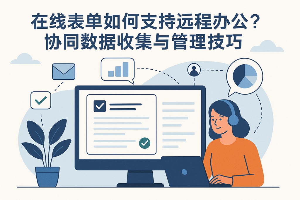 在线表单如何支持远程办公？协同数据收集与管理技巧
