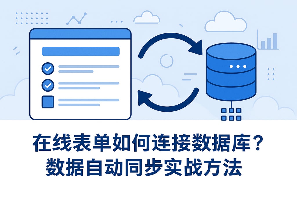 在线表单如何连接数据库？数据自动同步实战方法