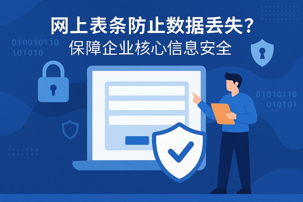 在线表单如何防止数据丢失？保障企业核心信息安全