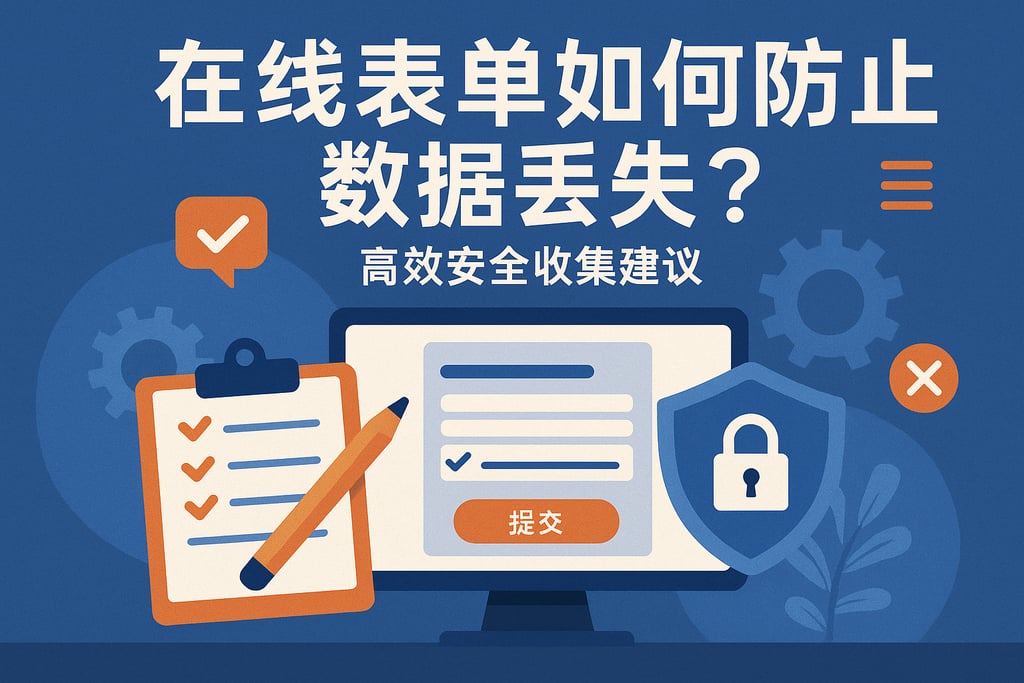 在线表单如何防止数据丢失？高效安全收集建议