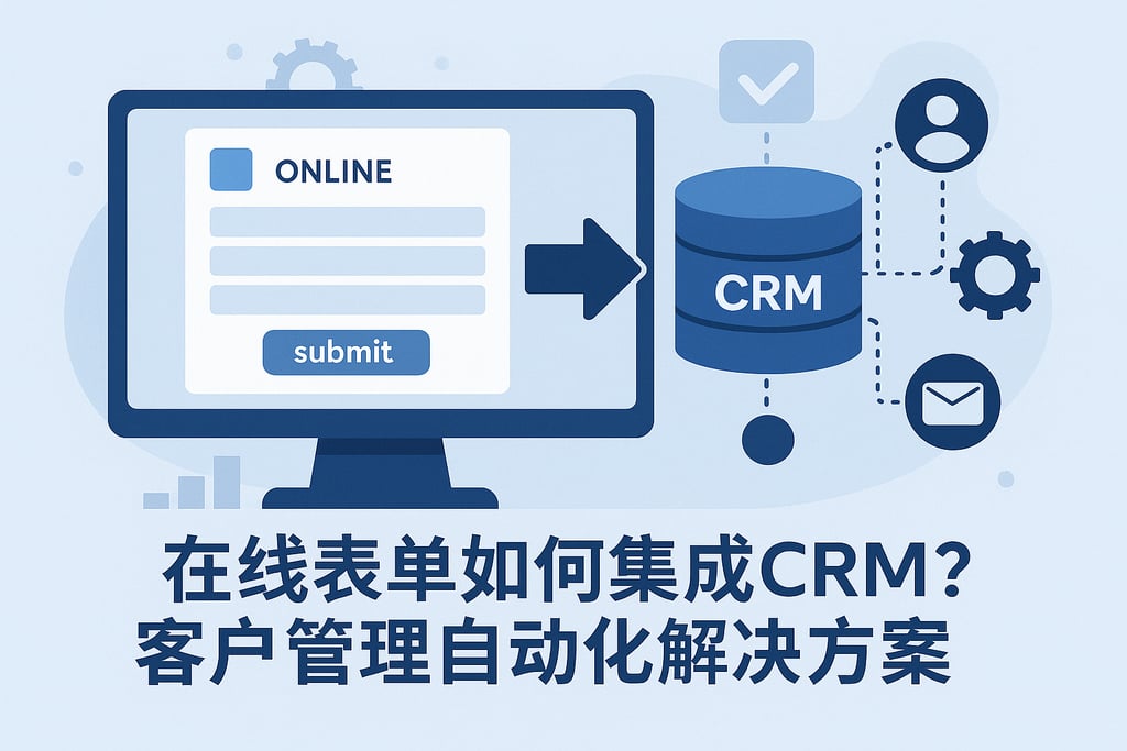 在线表单如何集成CRM？客户管理自动化解决方案
