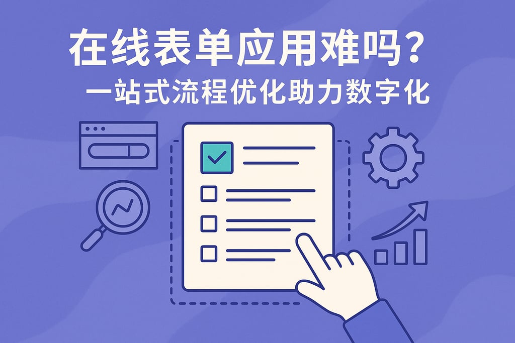 在线表单应用难吗？一站式流程优化助力数字化