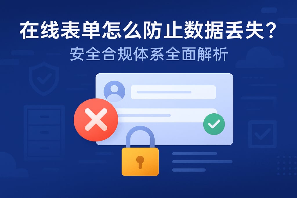 在线表单怎么防止数据丢失？安全合规体系全面解析