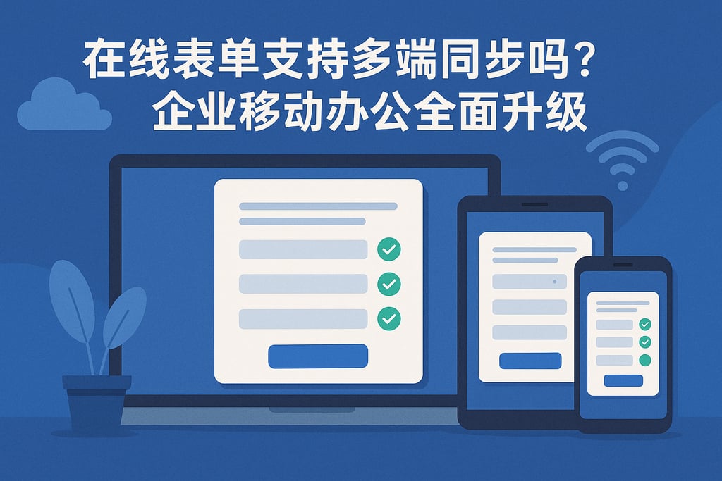 在线表单支持多端同步吗？企业移动办公全面升级