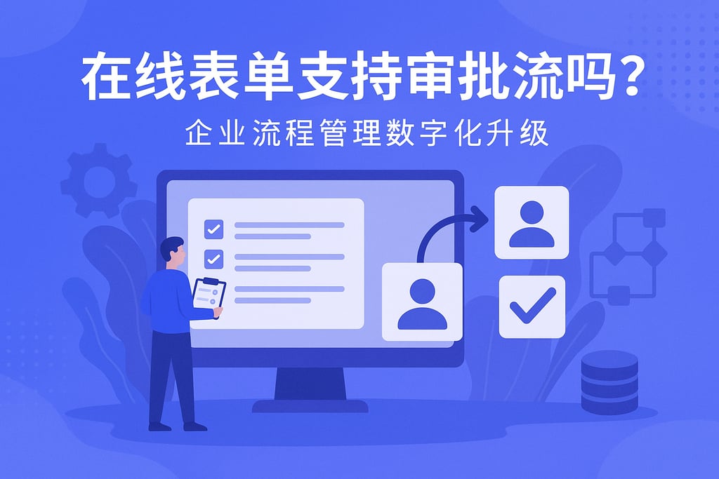 在线表单支持审批流吗？企业流程管理数字化升级