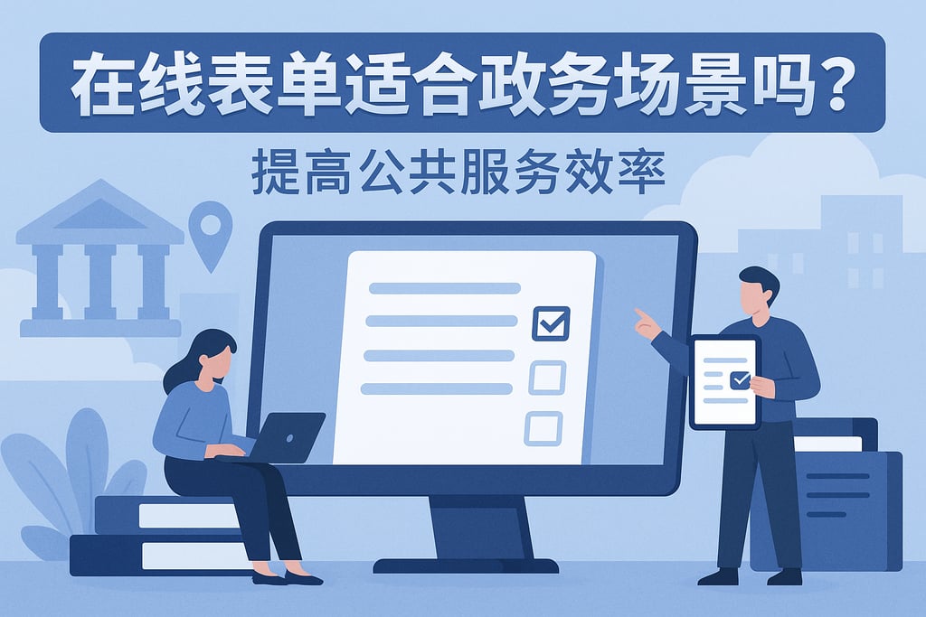 在线表单是否适合政务场景？提高公共服务数据效率