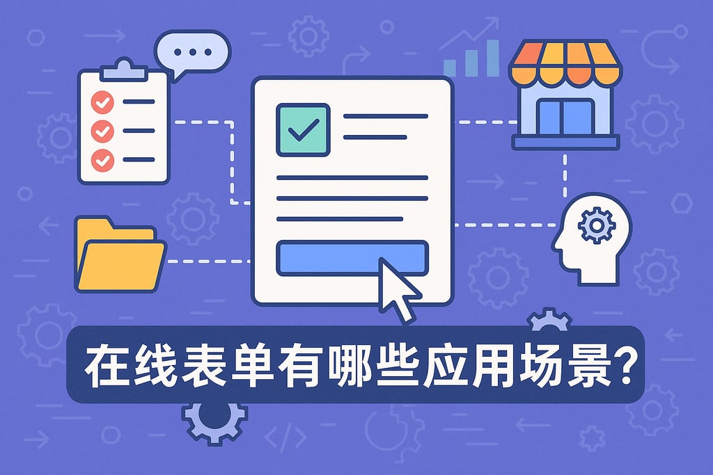在线表单有哪些应用场景？提升业务流程自动化能力