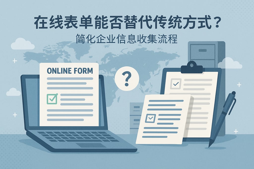 在线表单能否替代传统方式？简化企业信息收集流程