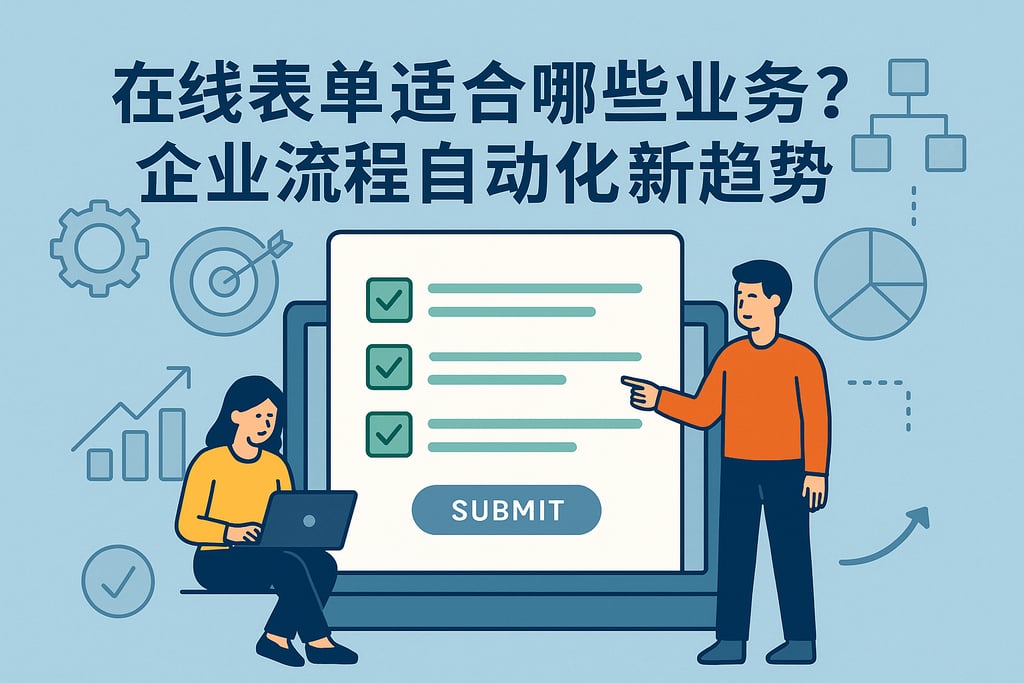 在线表单适合哪些业务？企业流程自动化新趋势
