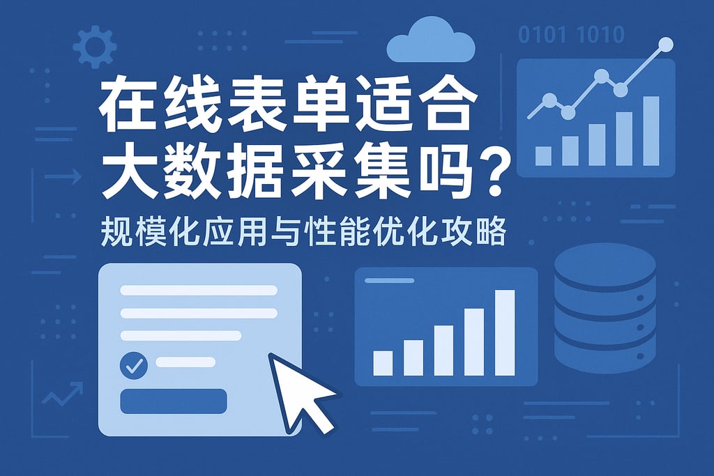 在线表单适合大数据采集吗？规模化应用与性能优化攻略