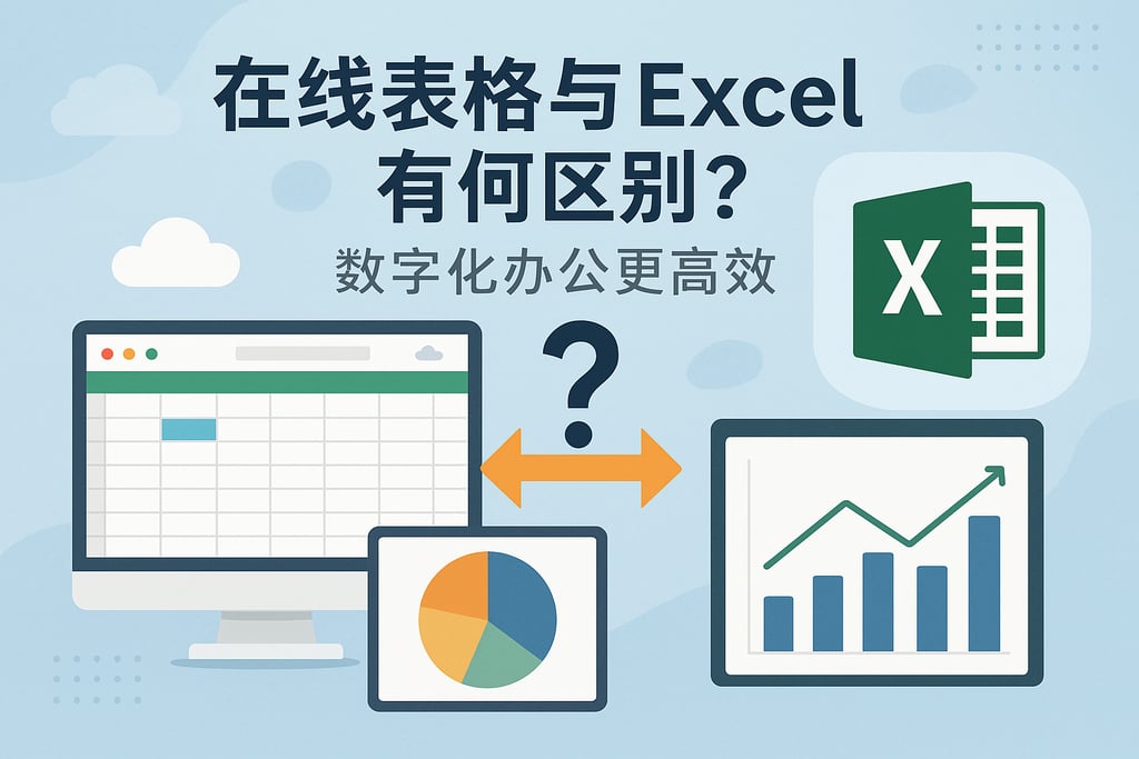 在线表格与Excel有何区别？数字化办公更高效