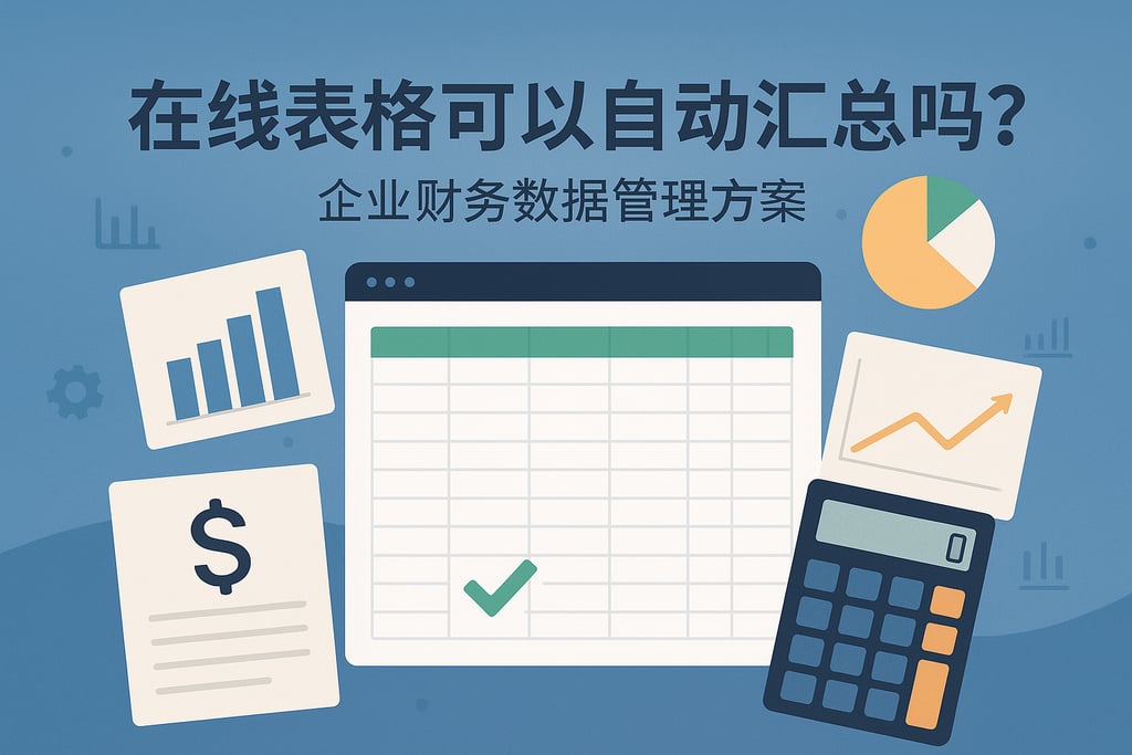 在线表格可以自动汇总吗？企业财务数据管理方案