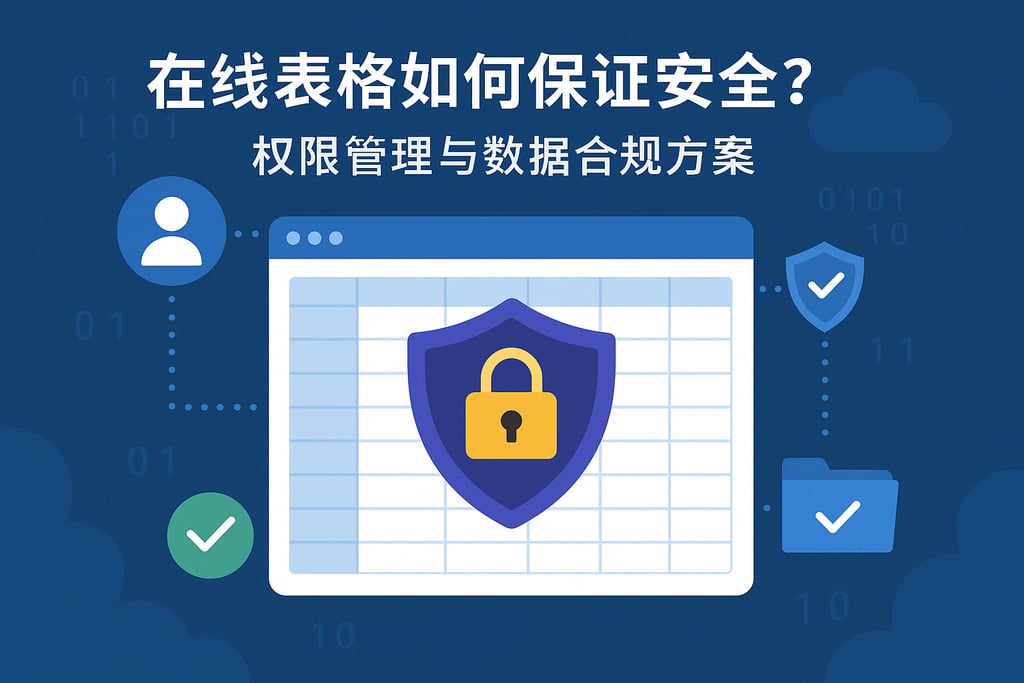 在线表格如何保证安全？权限管理与数据合规方案
