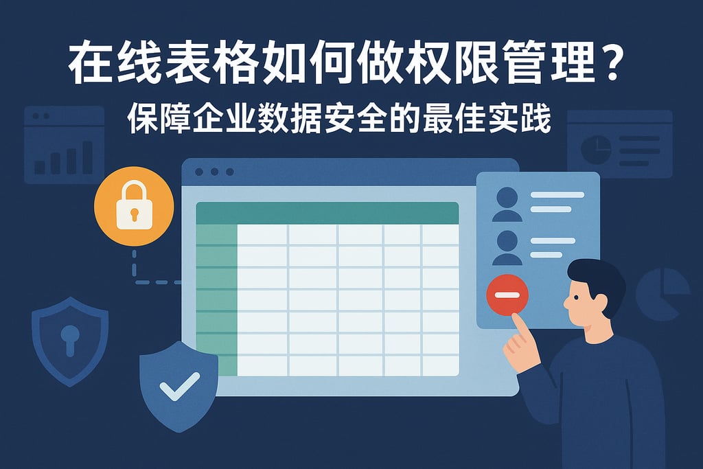 在线表格如何做权限管理？保障企业数据安全的最佳实践