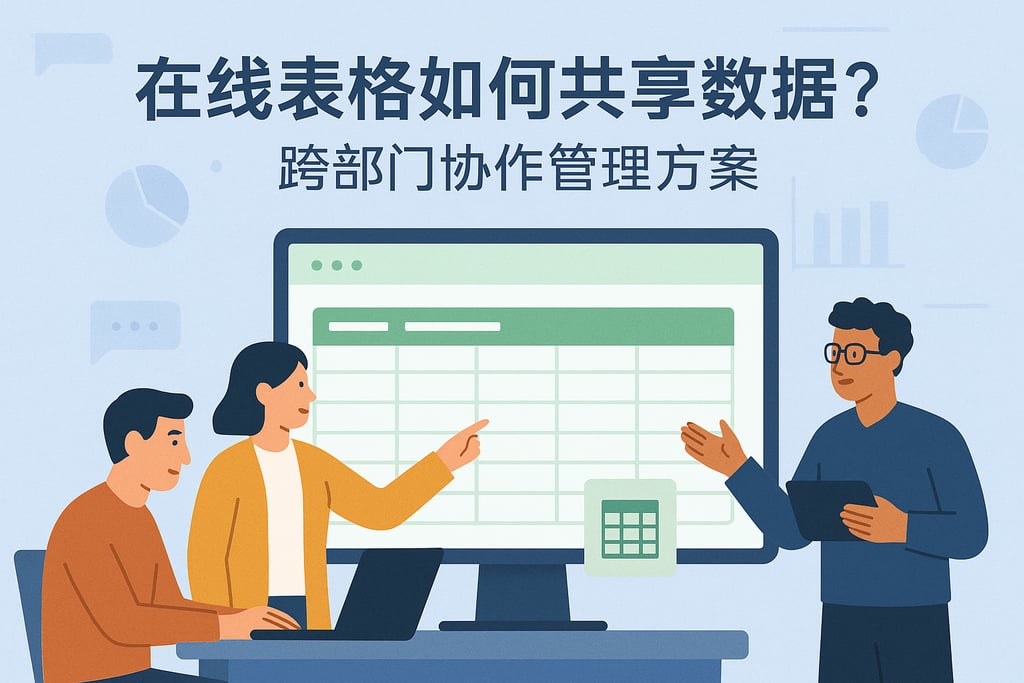 在线表格如何共享数据？跨部门协作管理方案