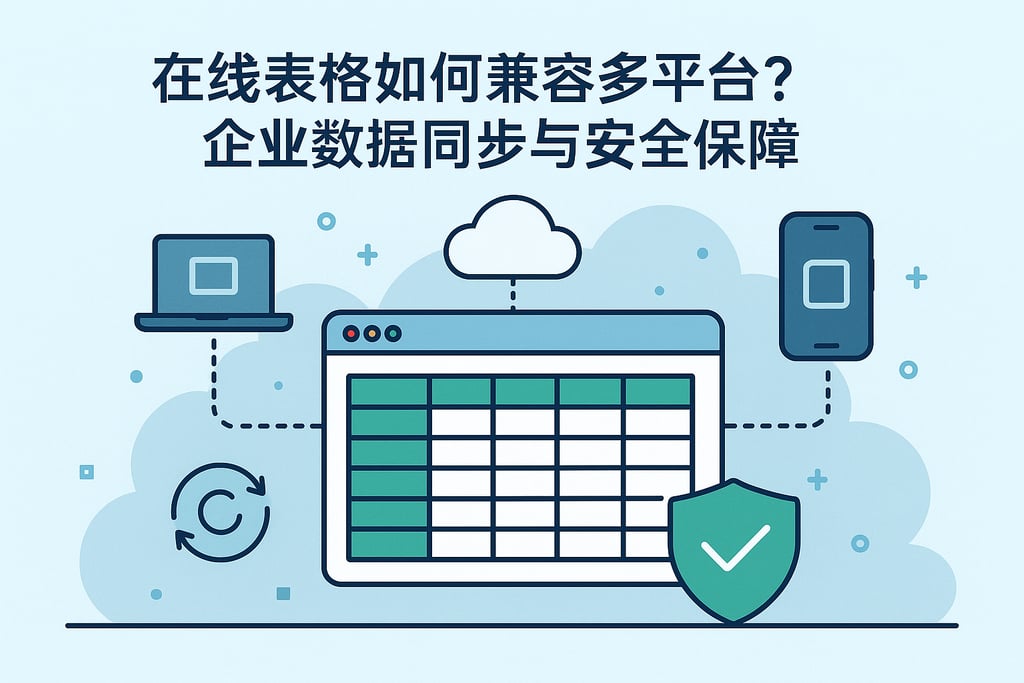 在线表格如何兼容多平台？企业数据同步与安全保障