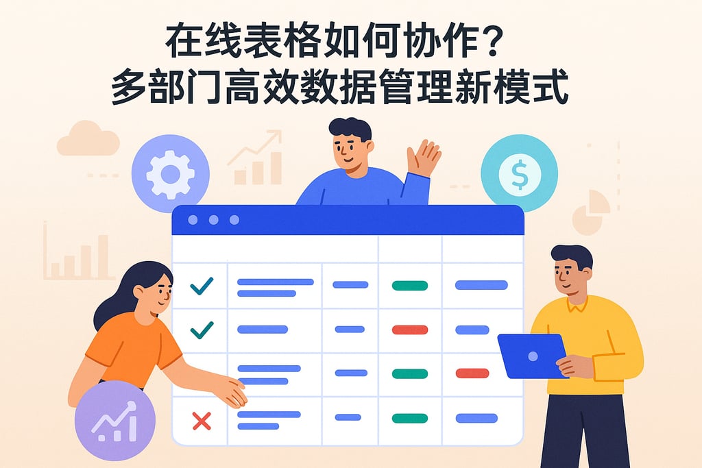 在线表格如何协作？多部门高效数据管理新模式
