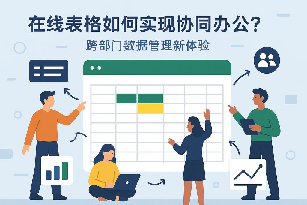 在线表格如何实现协同办公？跨部门数据管理新体验