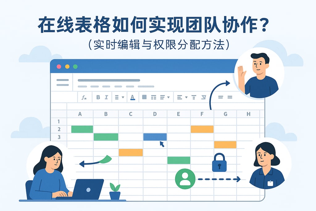 在线表格如何实现团队协作？实时编辑与权限分配方法