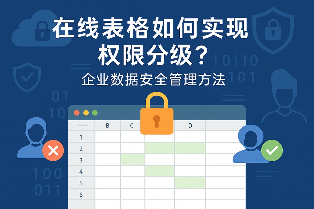 在线表格如何实现权限分级？企业数据安全管理方法