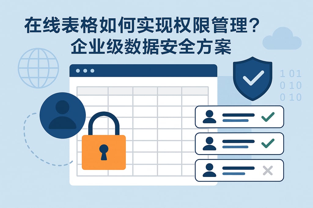 在线表格如何实现权限管理？企业级数据安全方案