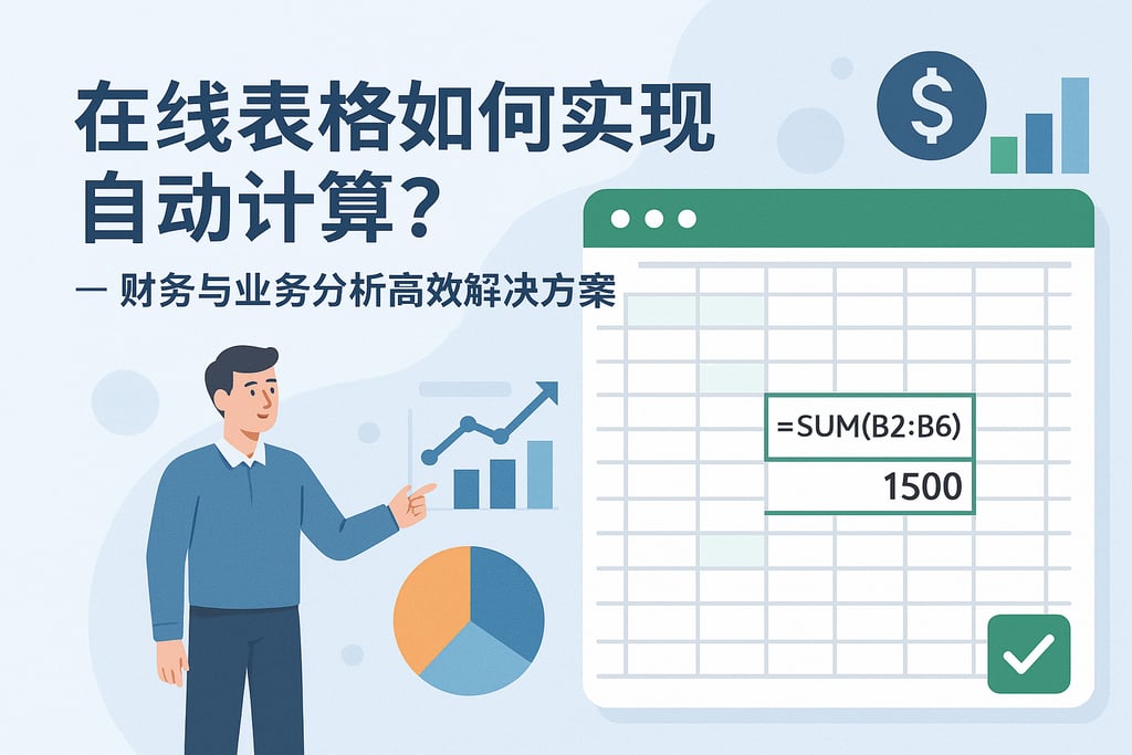 在线表格如何实现自动计算？财务与业务分析高效解决方案