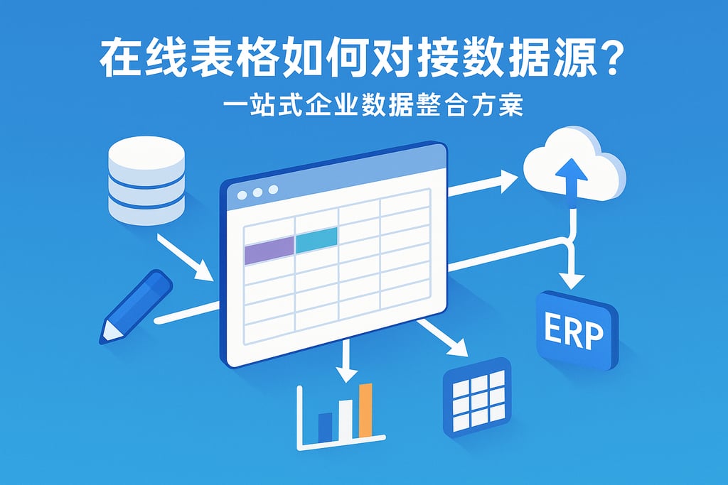在线表格如何对接数据源？一站式企业数据整合方案