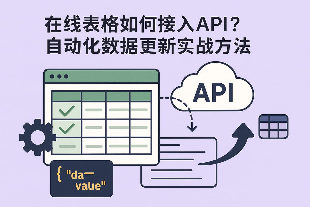 在线表格如何接入API？自动化数据更新实战方法