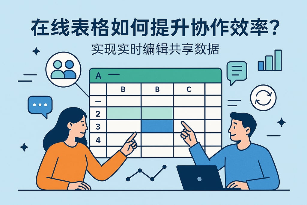 在线表格如何提升协作效率？实现实时编辑共享数据
