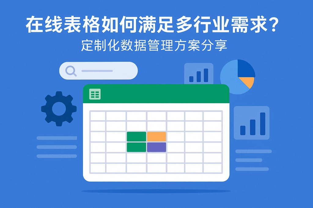 在线表格如何满足多行业需求？定制化数据管理方案分享