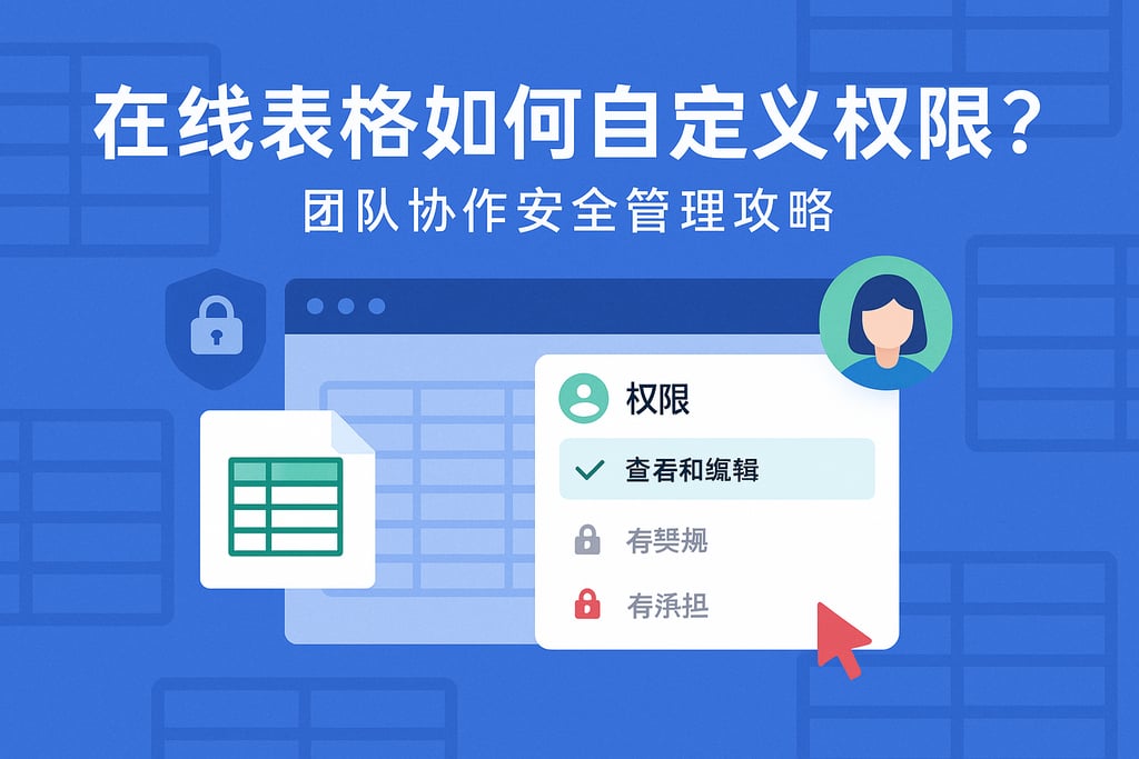 在线表格如何自定义权限？团队协作安全管理攻略