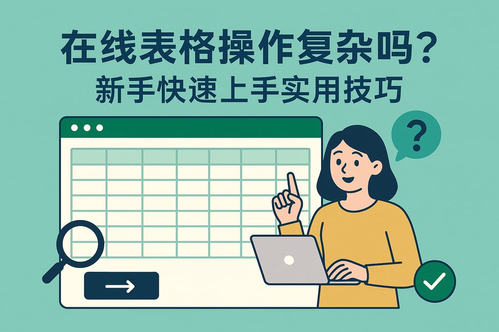 在线表格操作复杂吗？新手快速上手实用技巧